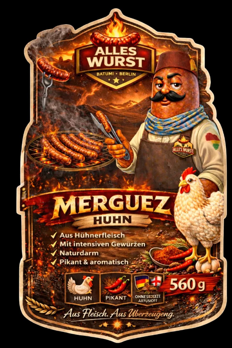 Merguez Beef-Chicken Mix