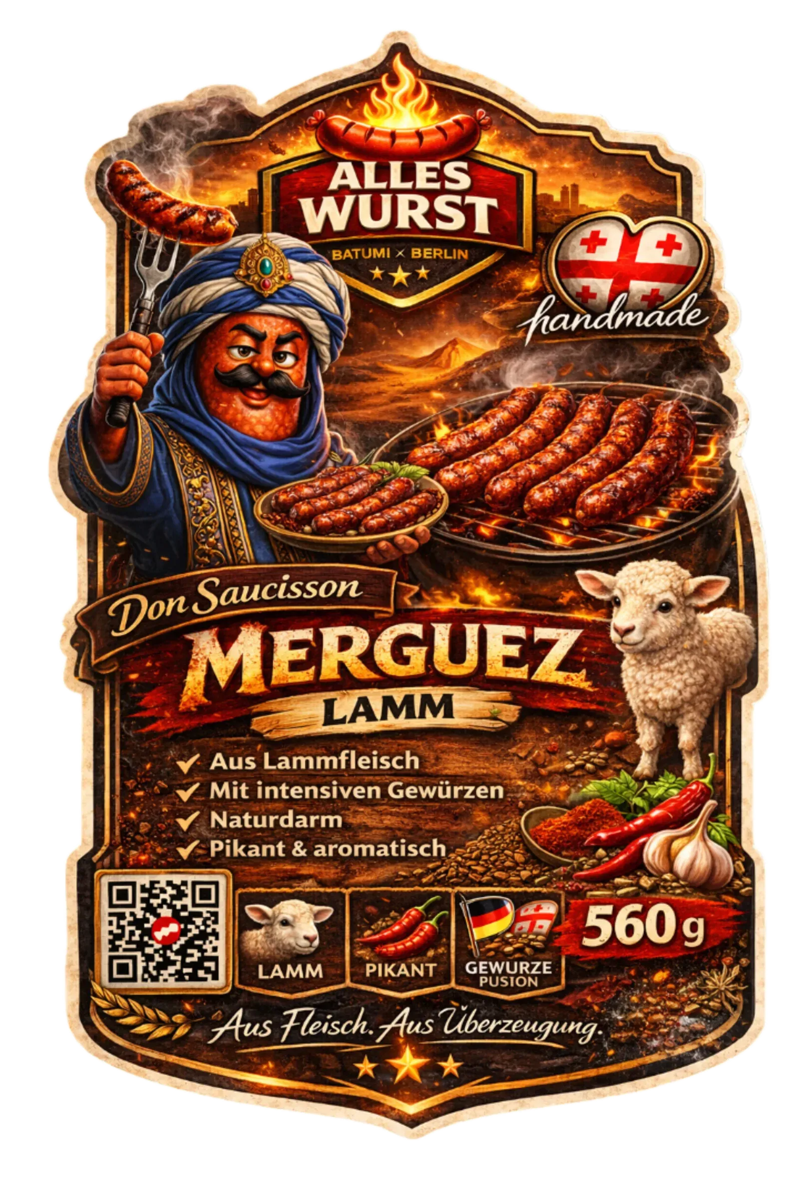 Merguez Lamb-Chicken Mix